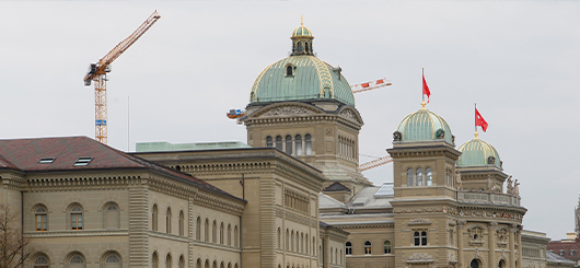 The Swiss Parlament Building in Bern. The Swiss Parlament Building in Bern.