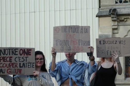 Manifestation ldes lycéens à bordeaux le 13 octobre 2026